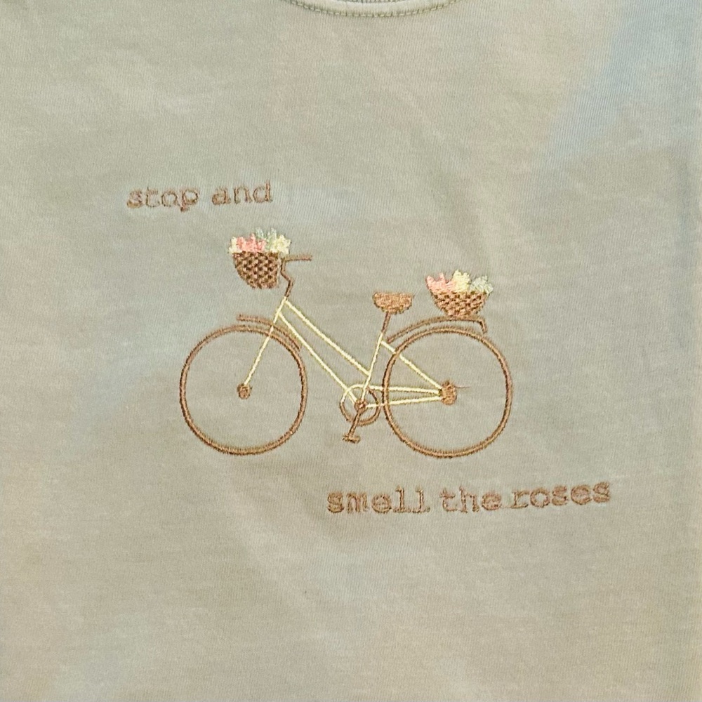 Last two of embroidered tees with this design and color both size small - Picture 2 of 3